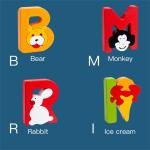 Three Dimensional Creative Letter Building Blocks Unisex 1-3 Year