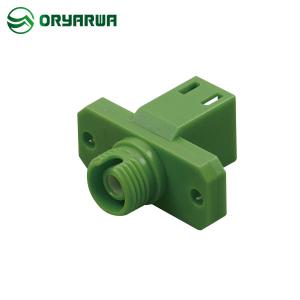 China LC To FC Plastic Fiber Optic Hybrid Adapter Green Color factory