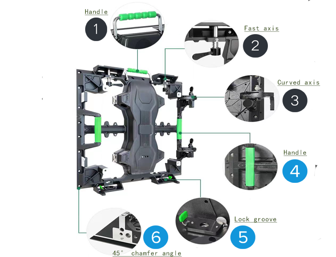 Indoor Rental LED Display P2.5 P3 P4 Concert Led Screen Rental RGB SMD 3.9mm Video Wall With 1000cd/M2 Brightness