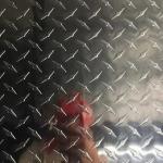 8mm Aluminum Diamond Plate Sheet Metal Embossed Perforated Aluminium Checker
