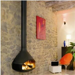 China Wood Burning Chimineas Steel Outdoor Firepits Bowl Spark Screen Modern Firepits factory