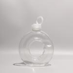 Transparent 500ml Clear Plastic PET Bottle With Customized In Aluminum/Plastic