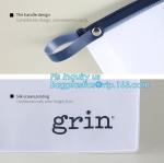 student stationery transparent plastic slider zipper bag, Eco-friendly Slider