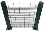 Green PVC Coated 358 Security Fencing Anti Climb Rectangle Hole For Villa