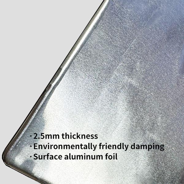 2.5mm glossy damping vibration reduction pad / Automotive Sound And Heat