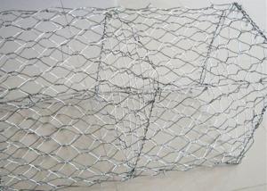 China Q235 Hexagonal Galvanized Gabion Baskets For Shoreline Protection factory