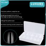 Acrylic Fake Nail Tips Square False Nails Half Cover Press On Nails For Nail Art