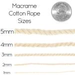 Soft Natural Rope 3mm 3 Strand 100% Cotton Cooking Twine with Customized Length