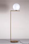 Modern minimalist floor lamp living room bedroom bedside vertical lamp milk