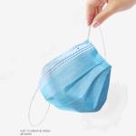 Fog Free Foam Fluid Resistant Surgical Mask , Surgical Face Mask Antiglare