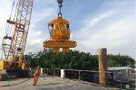 High Efficiency Piling Equipment 60kw Electric Crane Vibro Pile Hammer For Sheet