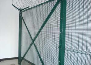 China Pvc Coated 358 Mesh Fencing Panels Anti Cut & Anti Climb Security Fence factory