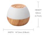 7 Color Led Wooden 300ml Mist Desktop Wood Grain Ultrasonic Diffuser