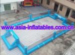 School Inflatable Soccer Field / Soap Football Field For Teenager Play