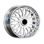Custom Forged Chrome deep dish 2 piece wheels rims for 18 to 24 inch cars
