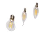 6W E27 Dimmable LED Tear Drop Shape Filament 2700K-6500K Glass High Efficiency