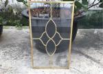 Clear Cabinet Door Glass Panels , Various Shape Decorative Glass For Kitchen