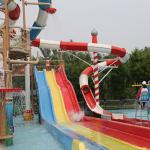 Commercial Fiberglass Water Slide Splash Park Water Playground Equipment Aqua