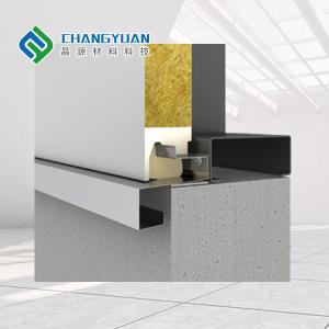 China Low Maintenance Curtain Wall Metal Panel Moistureproof Beveled Edge factory