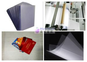 China One Side Glue Coating PETG Plastic Sheet High Temperature Resistance factory