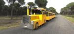 Gasoline Power 62 Seats Mini Trackless Train 76 KW Rated Power CE Approved