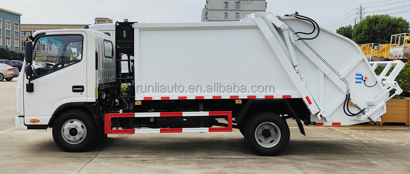 Cheaper Price JAC Compression Waste Truck Rear Loading Refuse Collector Truck 5000 Liters for Sales
