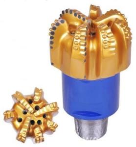China High Drill Speed Dry / Wet Diamond PDC Bit For Well Drilling , High Matrix For Roof Tile factory
