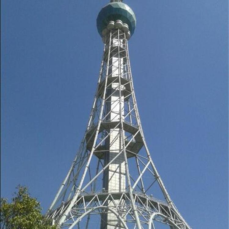 Support 30 40 45 50 Meter Radio Antenna Tower Angular Telecom