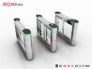 China 304 Stainless Steel Bi-Directional Turnstile Gates with Card Reader and DC Brushless Motor factory