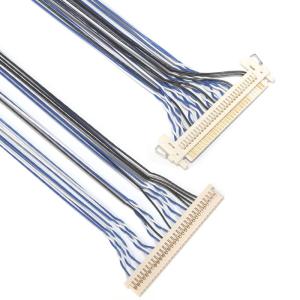 China LVDS Jae Fi-X30hl To HRS Df14-30s-1.25c , Twisted Pair Electronic Cable Assembly factory