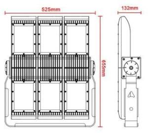 China Advertizing Modular LED Flood Light Waterproof Flood Light Cree Chips Meanwell Driver factory