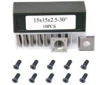 15mm Square Wood Carbide Helical Knives With Screws For Spiral And Helical Head