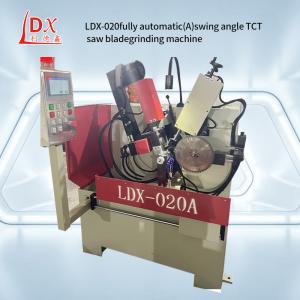 China LDX-026A Fully automatic woodworking saw blade front and rear angle grinding machine factory