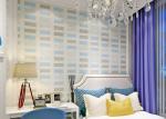 Non Woven Modern Removable Wallpaper / Soundproof Self Adhesive Wallpaper