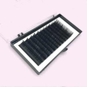 China Handmade Russian Volume Eyelash Extensions Matte Black Customized Package factory