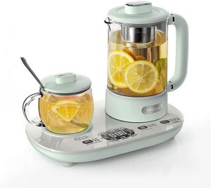 China 300ml &amp; 600ml Glass Tea Pot Infuser Kettle With Infuser Heating Boiling factory