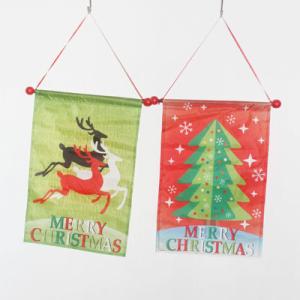 China Christmas Flag Banner reindeer and tree factory