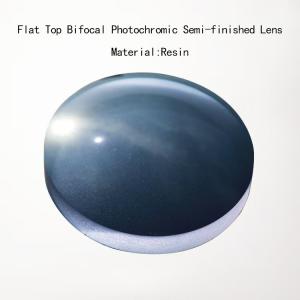 China Flat Top Bifocal Lens Semi-finished UC/HC/HMC Photochromic Lens factory