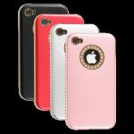 Fashion Sheep Pattern Rhinestone Case for iPhone 4 4S