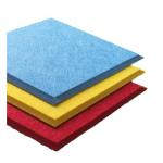3.6kg Colorful Polyester Recording Studio Acoustic Panels For Decoration