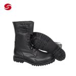 Black Cow Geunine Leather Tactical Boots/Police Boots/Army Boots/Combat Boots