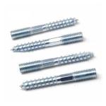 DIN Standard 304 Photovoltaic Hanger Wood Screws with Double-Head Pointed Design