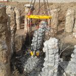 Height 6m Hydraulic Pile Breaker 150~250mm Max Length 1000mm Max Stroke