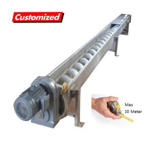 China Stainless Steel Spiral Screw Conveyor Spiral Screw Conveyor Ss Screw Conveyor Grain Screw Conveyor factory