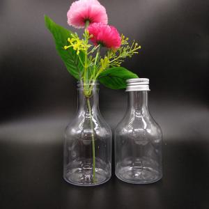 China Square / Round Leak Proof Plastic Milk Tea Bottles With Screw On Lids factory