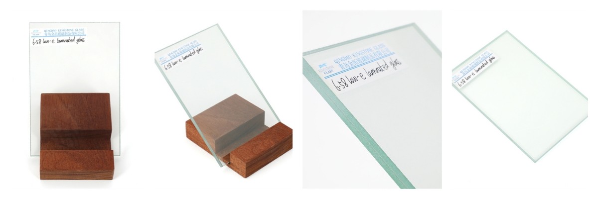 Clear Low E Laminated Glass Thermal Insulation 6.58mm 6.76mm 8.38mm 8.76mm