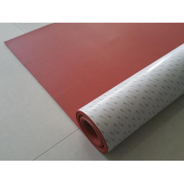 China Silicone Sponge Sheet Silicone Rubber Sheet With 3M Adhesive Backed For Special Gasket Application factory