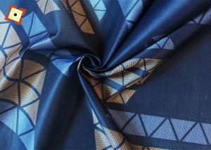 China Custom Woven Warp Knitted Polyester Mattress Fabric Blue colour factory