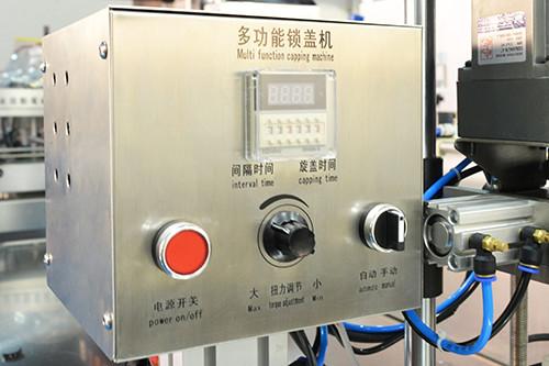 China Automatic Glass Jar Capping Bottle Capper Machine Twist Off Screw Lid Capping Machine factory