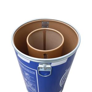 China Custom Color Printed Fiber Drums For Welding Wire - 51cm Diameter, Durable Shipping Packaging factory